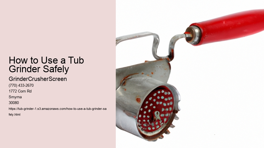 How to Use a Tub Grinder Safely